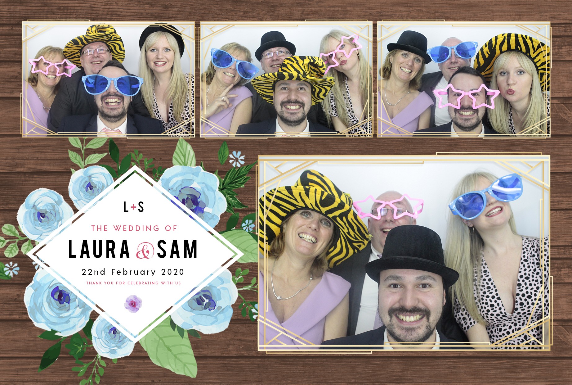 Laura and Sam's Wedding | View more photos from the event at gallery.myphotoboothexperience.co.uk/u/MyPhotoBoothExperienceLtd/Laura-and-Sams-Wedding